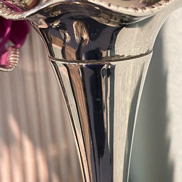 Silverplate Trumpet Vases • 6” • Vintage‑Style Décor Set of 4 - Picture 13 of 15